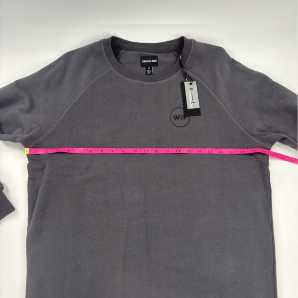 Kingland Boston Ladies Oversize Sweater Grey - Picture 8 of 9